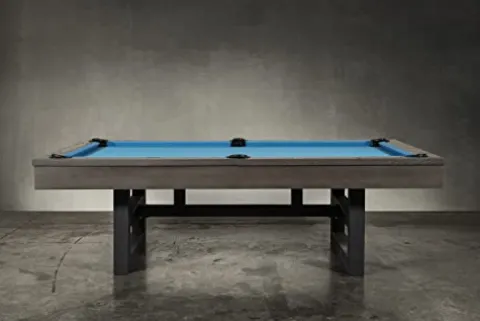 Empire USA 8FT Chino Slate Pool Table with Premium Billiard Accessories Charcoal