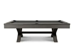 Empire USA Manhattan Slate Pool Table W/ Premium Billiard Accessories Charcoal