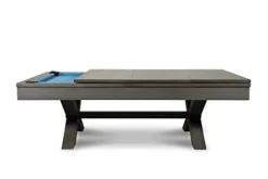 Empire USA Manhattan Slate Pool Table W/ Premium Billiard Accessories Charcoal