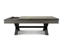 Empire USA Manhattan Slate Pool Table W/ Premium Billiard Accessories Charcoal