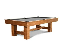 Empire USA Nixon Billiards – Presli Slate Billiard Pool Table Native Acacia