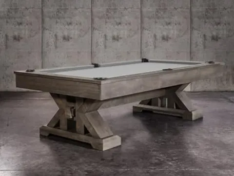 Empire USA Nixon Billiards Jasper Slate Pool Table 8 ft Weathered Slate
