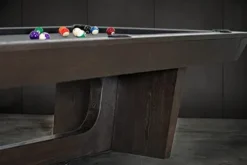 Empire USA Nixon Billiards Kai Slate Pool Table 8ft Waxed Brown