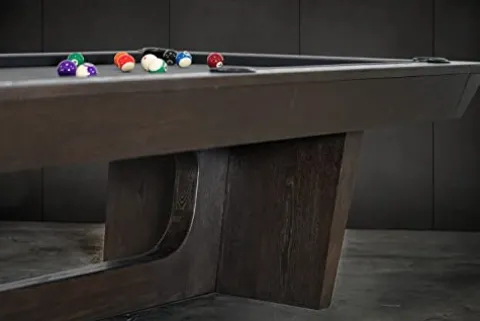 Empire USA Nixon Billiards Kai Slate Pool Table 8ft Waxed Brown