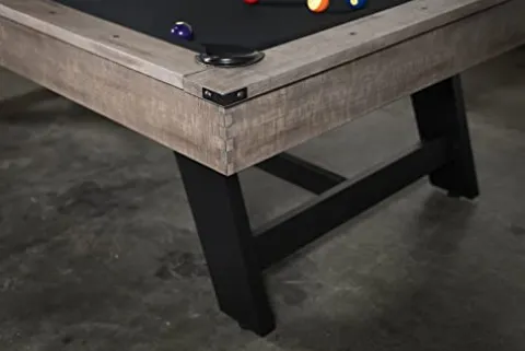 Empire USA Nixon Billiards Hunter Slate Pool Table Antique Metal Leg 8 ft