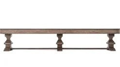 Empire USA Plank & Hide – Beaumont Shuffleboard Table (12′) Silvered Oak