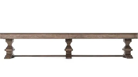 Empire USA Plank & Hide – Beaumont Shuffleboard Table (12′) Silvered Oak