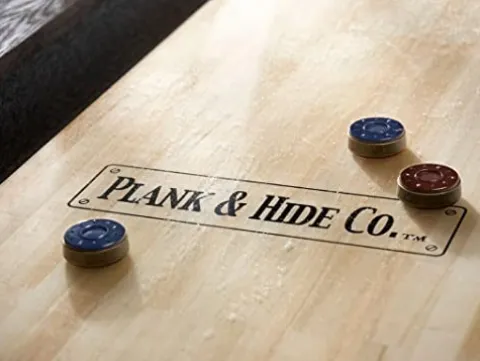 Empire USA Plank & Hide – Fulton Shuffleboard Table (12′) Black