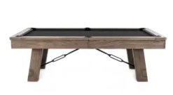 Empire USA Plank & Hide – Isaac Billiard Pool Table (8′) Silvered Ash