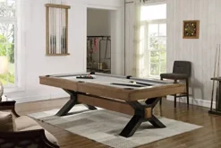 Empire USA Plank & Hide Nichols Billiard Pool Table Sorrell Brown