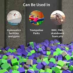 Envirolite Foam Cubes Bulk Pallet | 960 Premium Quality Cubes for Foam Pits | Orange