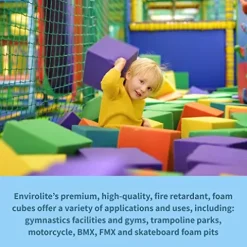 Envirolite Foam Cubes Bulk Pallet | 960 Premium Quality Cubes for Foam Pits | Orange