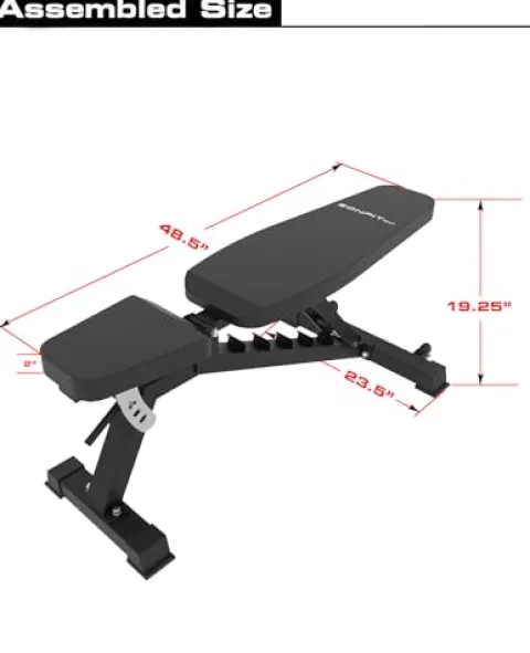 EonfitOmni Power Cage 1200 LBS Multi-Functional Home Gym Rack with Adjustable Cable Crossover