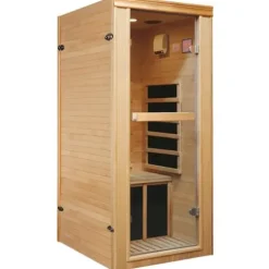 EPOFIT Single Person Far Infrared Sauna Natural