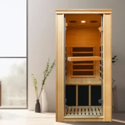 EPOFIT Single Person Far Infrared Sauna Natural