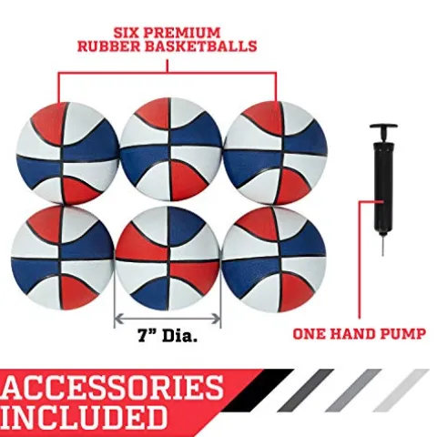 ESPN Indoor Basketball Arcade Game Premium Black/Red/White