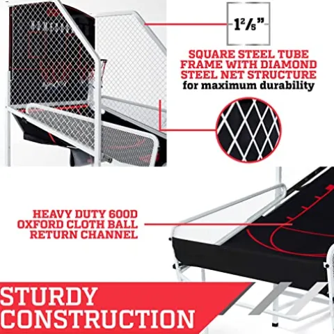 ESPN Indoor Basketball Arcade Game Premium Black/Red/White