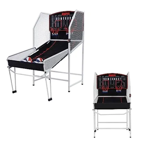 ESPN Indoor Basketball Arcade Game Premium Black/Red/White