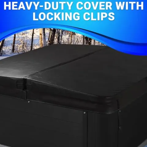 Essential Hot Tubs Inland 5-6 Person Plug & Play Spa 24 Jets LED Gray Granite