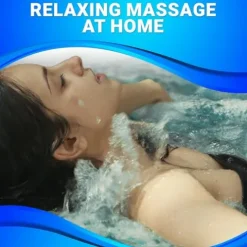 Essential Hot Tubs Inland 5-6 Person Plug & Play Spa 24 Jets LED Gray Granite