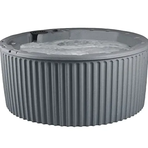 Essential Hot Tubs 20-Jet Arbor Hot Tub Seats 5-7 Gray Granite