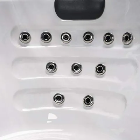 Essential Hot Tubs 50-Jet Polara Hot Tub Redwood