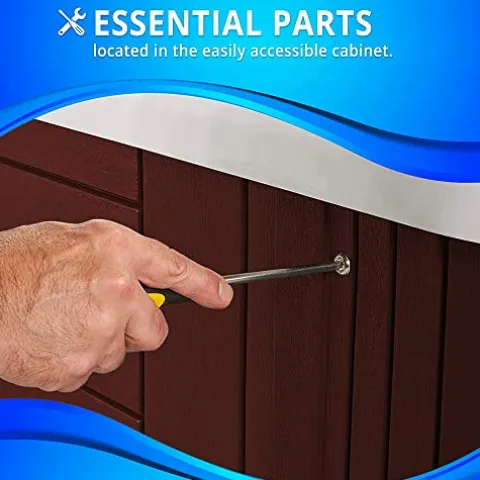 Essential Hot Tubs 50-Jet Polara Hot Tub Redwood