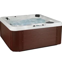 Essential Hot Tubs 50-Jet Polara Hot Tub Redwood
