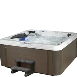 Essential Hot Tubs Select Series 60-Jet 6-Person Lounger Gray