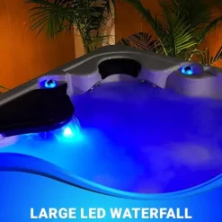 Essential Hot Tubs Select Series 80-Jet 6-Person Lounger 2023 – Gray