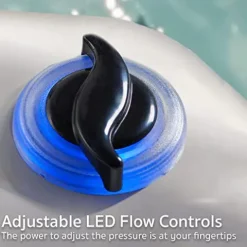 Essential Hot Tubs Select Series 100-Jet 6-Person Lounger Grey