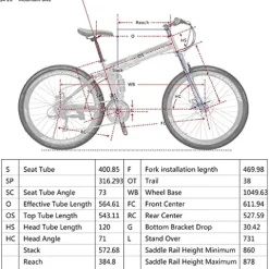 EUROBIKE 26” Full Suspension Mountain Bike 21 Speed Folding Bicycle Men or Women MTB G6 Red