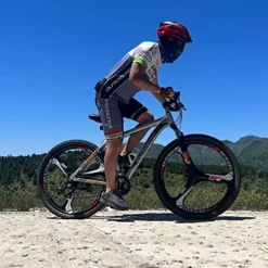 EUROBIKE Mountain Bike 29″ Men Lightweight Aluminum Frame 21-Speed Bicycles for Mens Bikes (Silvery)