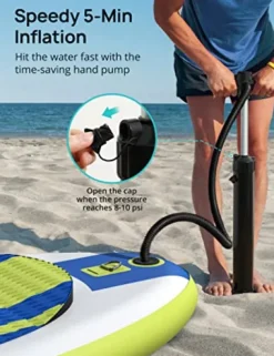 Evajoy Inflatable Paddle Board Blue