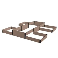 Everbloom Modular Tiered Garden Bed Brown