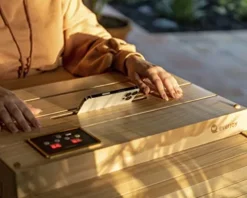 EVERJOY KN-103 Low EMF Infrared Wood Sauna 1 Person Pine Wood