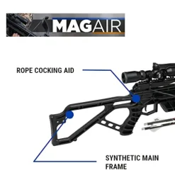 Excalibur Mag AIR Lightweight Durable Hunting Crossbow Black