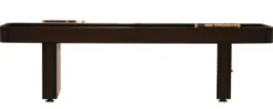 Fairview Game Rooms 9′ Shuffleboard Table with Hidden Storage Cabinet – Mahogany