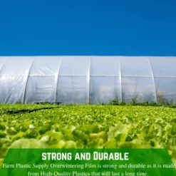 Farm Plastic Supply 2.4 Mil White Plastic Sheeting 42′ x 150′