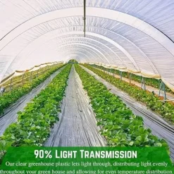 Farm Plastic Supply 4 Year Clear 6 Mil Greenhouse Plastic Sheeting Clear 40′ x 100′