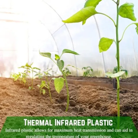 Farm Plastic Supply Clear Coolmax Greenhouse Plastic Sheeting 6 Mil 40′ x 110′