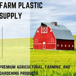 Farm Plastic Supply Clear Coolmax Greenhouse Plastic Sheeting 6 Mil 40′ x 110′