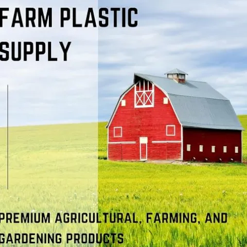Farm Plastic Supply Clear Greenhouse Plastic Sheeting 6 mil 1 Year UV Resistant Polyethylene 60′ x 80′
