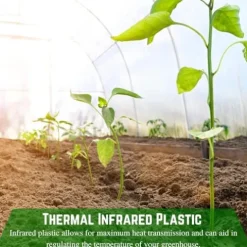 Farm Plastic Supply Clear Coolmax Greenhouse Plastic Sheeting 6 Mil 40′ x 100′