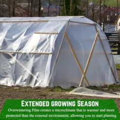 Farm Plastic Supply String Reinforced 6 Mil White Plastic Sheeting 20′ x 150′ White