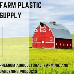 Farm Plastic Supply String Reinforced 10 mil Clear Greenhouse Plastic Sheeting Clear 60′ x 75′