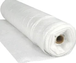 Farm Plastic Supply Vapor Barrier Supply – String Reinforced 10 mil Clear Greenhouse Plastic Sheeting 32′ x 80′ Clear