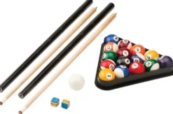 Fat Cat by GLD PRODUCTS 7’ Pool Table with Automatic Ball Return, Electric Blue Playing Surface