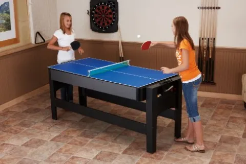 Fat Cat by GLD PRODUCTS Original 3-in-1 6-Foot Flip Game Table Black