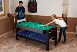 Fat Cat by GLD PRODUCTS Original 3-in-1 6-Foot Flip Game Table Black